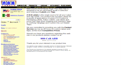 Desktop Screenshot of abblabels.com